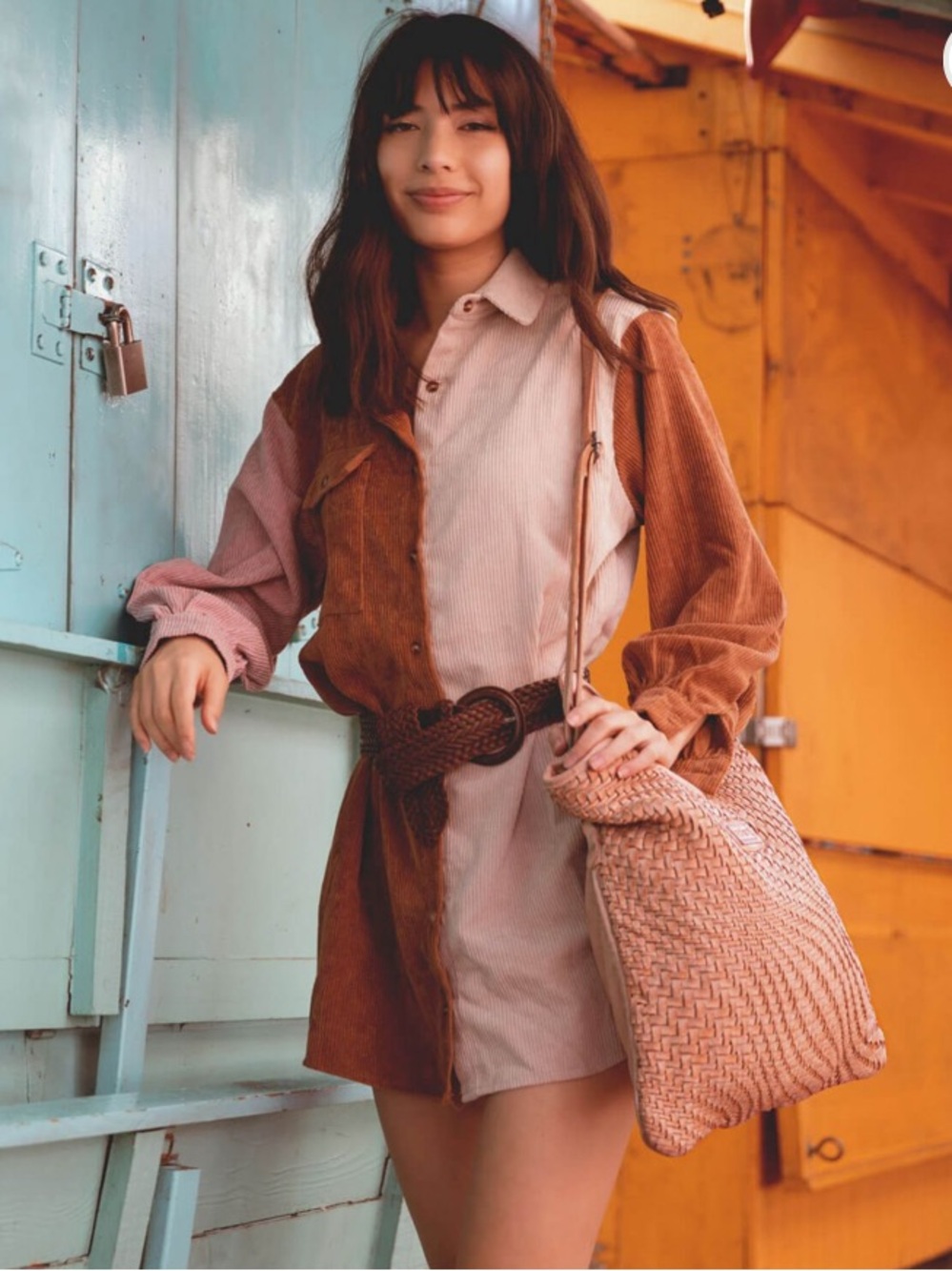 BED STU NWOT Adele Old Rose DD X Leather CrossBody Bag